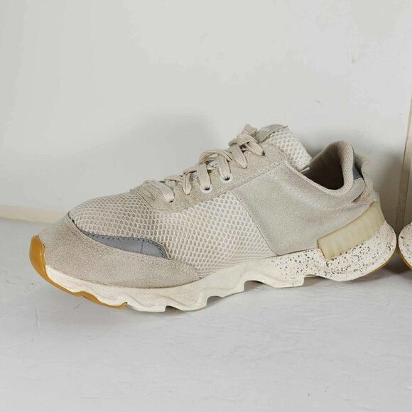 SOREL Women's Kinetic Lite US 9 White Cream Lace Up Fashion Sneaker Shoes - Picture 7 of 13